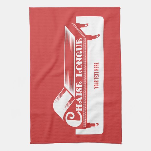 Chaise Longue Theedoek (Verticaal)