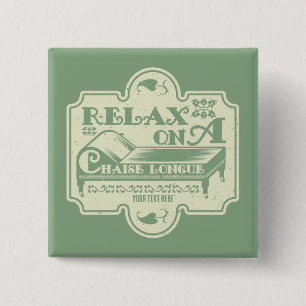 Chaise Longue Vierkante Button 5,1 Cm