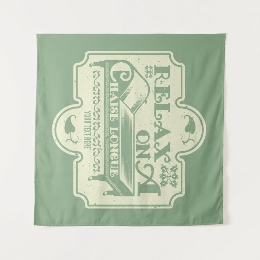 Chaise Longue Wandkleed (Voorkant (horizontaal))