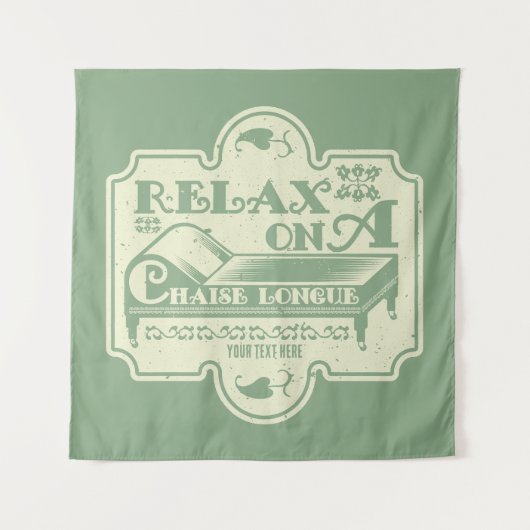Chaise Longue Wandkleed (Voorkant)