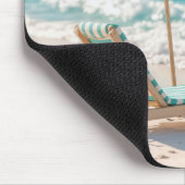 Chaise Lounge op White Ocean Sand Muismat (Hoek)