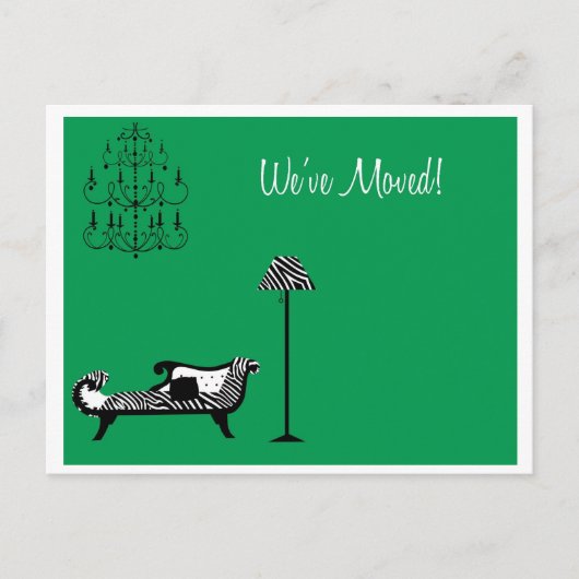 Chaise Moving Briefkaart (Voorkant)