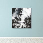 Chaiten Volcano in Chili Canvas Afdruk (Insitu (Houten vloer))