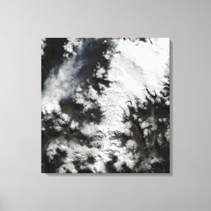 Chaiten Volcano in Chili Canvas Afdruk