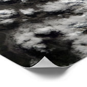 Chaiten Volcano in Chili Poster (Hoek)