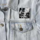 Chaiten Volcano in Chili Vierkante Button 5,1 Cm (In situ)