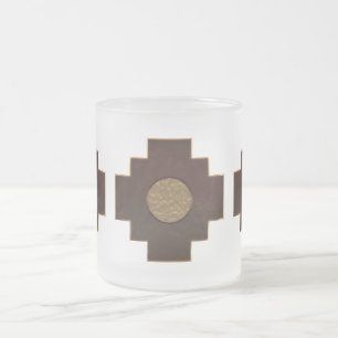 Chakana Cross Matglas Koffiemok