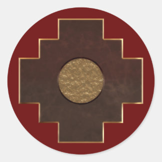 Chakana Cross Ronde Sticker