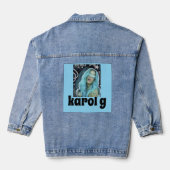 chaketa de karol g denim jacket (Achterkant)