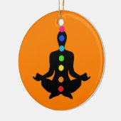 Chakra Art - Yoga Ornaments Keramisch Ornament (Links)