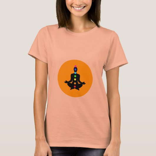 Chakra Art - Yoga Tee Shirt (Voorkant)