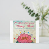 Chakra Balancing Briefkaart (Staand voorkant)