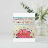 Chakra Balancing Briefkaart (Staand voorkant)