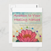 Chakra Balancing Briefkaart (Voorkant / Achterkant)