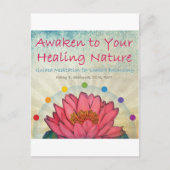 Chakra Balancing Briefkaart (Voorkant)