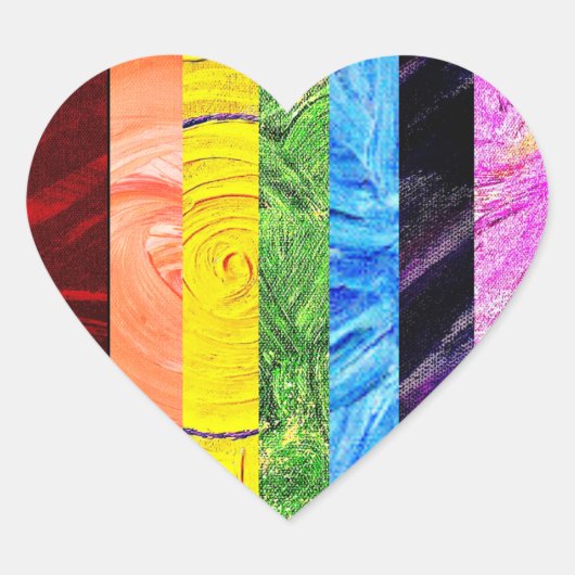 chakra-balans hart sticker (Voorkant)