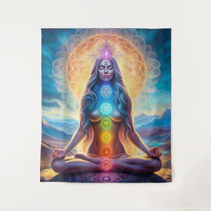 Chakra-bemiddeling Wandkleed