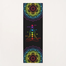 Chakra Bevestigingen Yoga Mat - 14bl