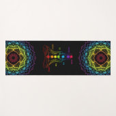 Chakra Bevestigingen Yoga Mat - 14bl (Voorkant (horizontaal))