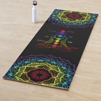 Chakra Bevestigingen Yoga Mat - 14bl