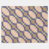 Chakra Blanket - Diagonaal Fleece Deken (Voorkant (Horizontaal))