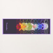 Chakra Bloemen voor Zen Yoga Meditatie Namaste Yogamat (Achterkant (horizontaal))