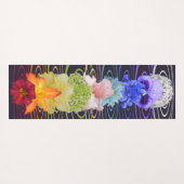 Chakra bloemen yoga mat (Achterkant (horizontaal))