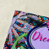 Chakra Bloemendromer Kleurig Ongebruikelijk Mystie Strandlaken (In situ)