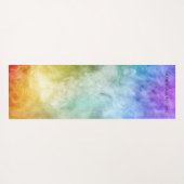 Chakra bold rainbow kleurendoorloop mantra yoga ma yogamat (Achterkant (horizontaal))