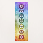 Chakra bold rainbow kleurendoorloop mantra yoga ma yogamat (Voorkant)