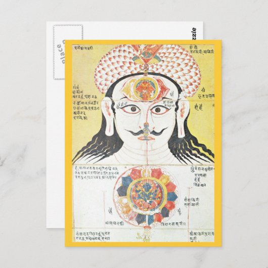 Chakra briefkaart (Voorkant / Achterkant)