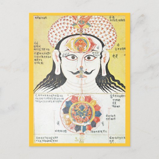 Chakra briefkaart (Voorkant)