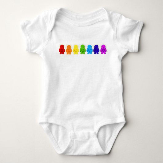 Chakra Buddies 7 Chakra's Romper (Voorkant)