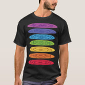 Chakra Cat Paws Yoga T-shirt (Voorkant)