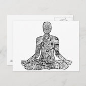 Chakra Chica Briefkaart (Voorkant / Achterkant)