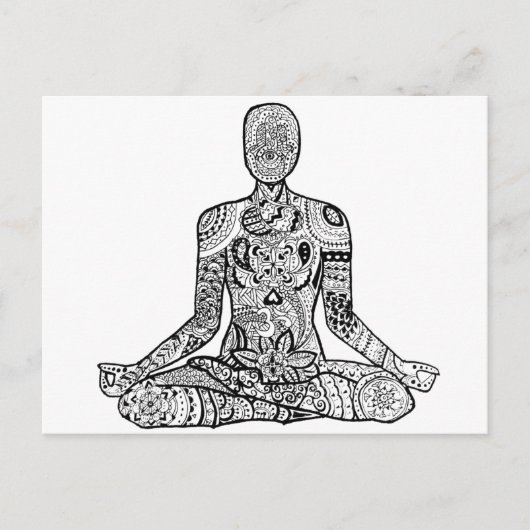 Chakra Chica Briefkaart (Voorkant)