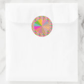 Chakra Circle Sparkle Healing Art van NAVIN JOSHI Ronde Sticker (Tas)