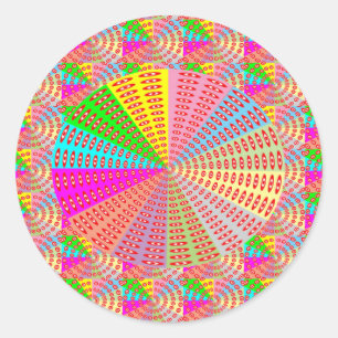 Chakra Circle Sparkle Healing Art van NAVIN JOSHI  Ronde Sticker
