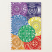 Chakra Collage Mandala Multi Color Planner (Voorkant)
