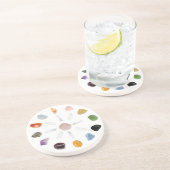 *~* Chakra Crystal Energy Edelsteen ZandStone Zandsteen Onderzetter (Zijkant)