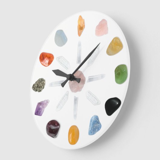 *~* Chakra Crystal Energy Gemstone Grote Klok (Hoek)
