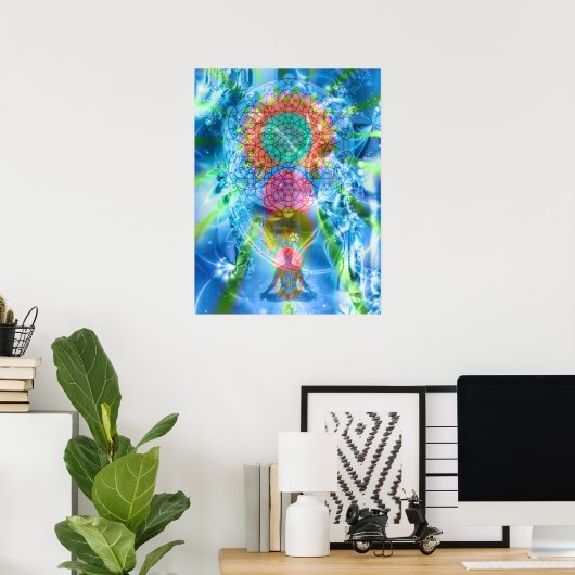 chakra dromen poster (Thuiskantoor)