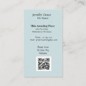 Chakra Energie Spirituele Healing Visitekaartje (Achterkant)