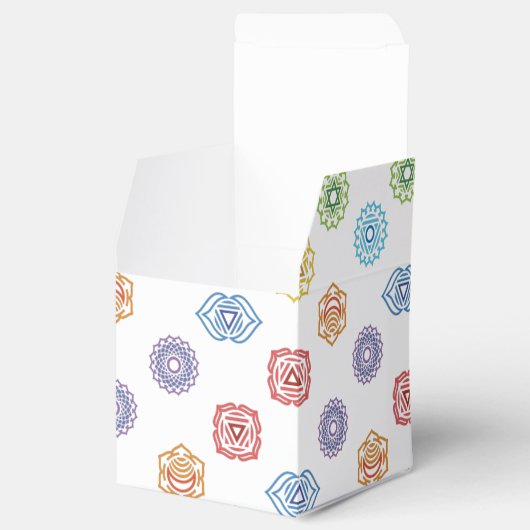 Chakra Energy Custom Favor Box Bedankdoosjes (Geopend)