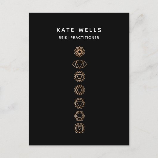 Chakra Energy Healer Briefkaart (Voorkant)