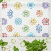 Chakra Energy Kitchen Towel Theedoek (Gevouwen)