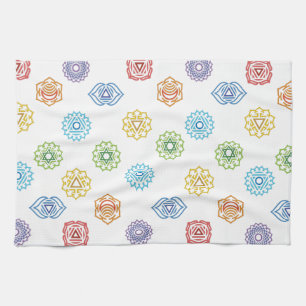 Chakra Energy Kitchen Towel Theedoek