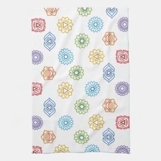 Chakra Energy Kitchen Towel Theedoek (Verticaal)