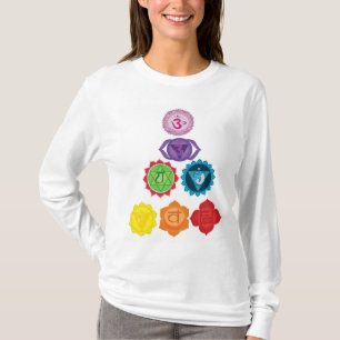 Chakra Energy System T-shirt met lange mouwen