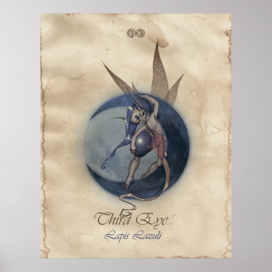 CHAKRA FAE - DERDE OGEN POSTER (Voorkant)